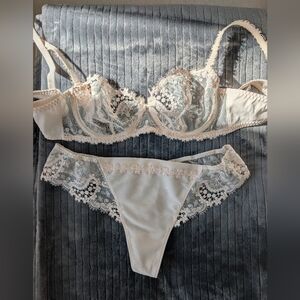 Simone Perele Lace Bra and Panty Set